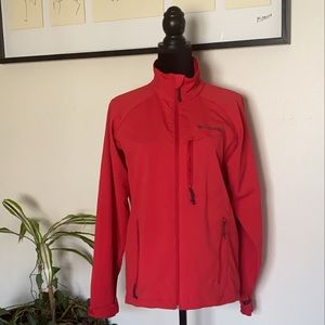 Columbia Red zip up Jacket